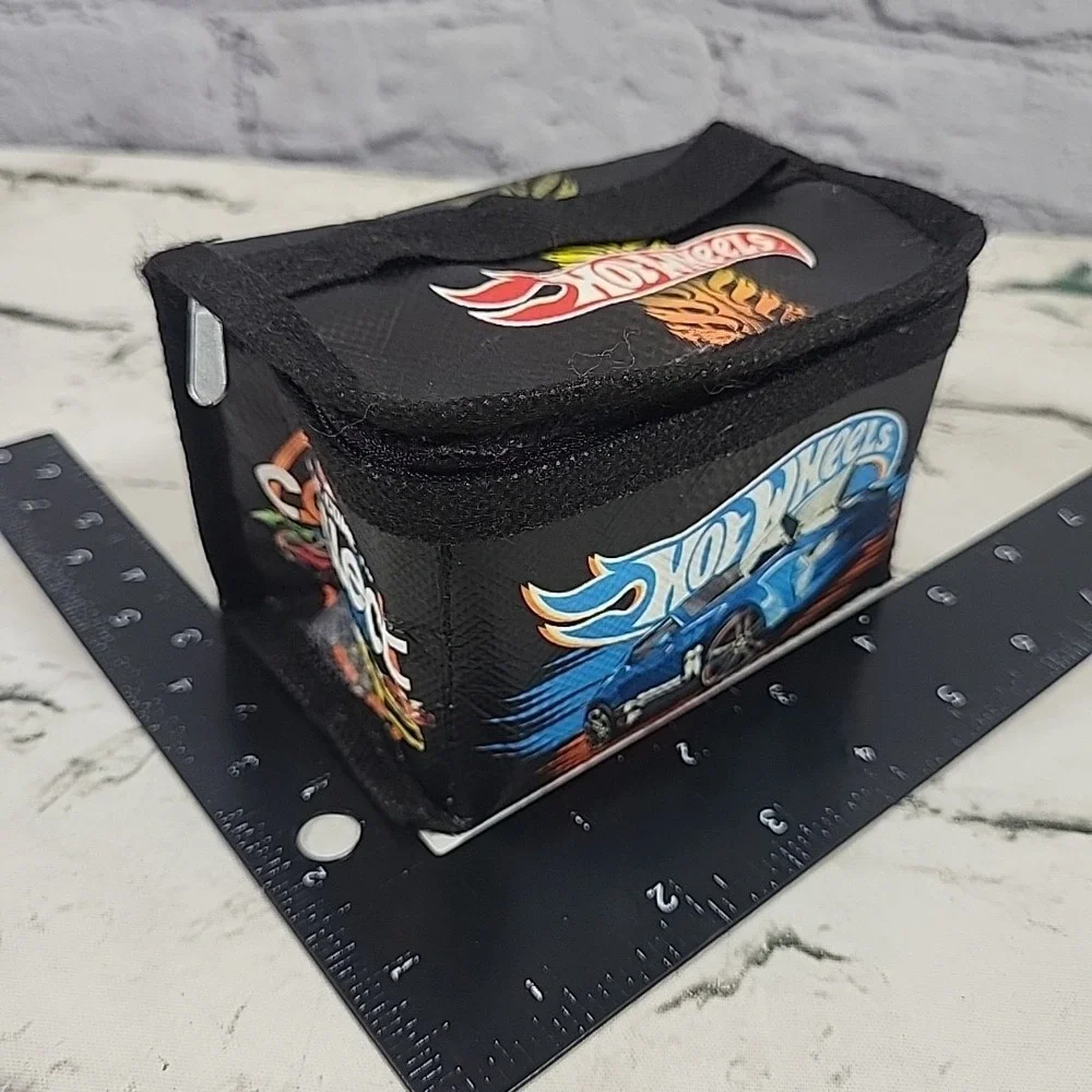 Hot Wheels 9 Car Travel‎ Tote Zippered Case Storage w/ Replacement Cars